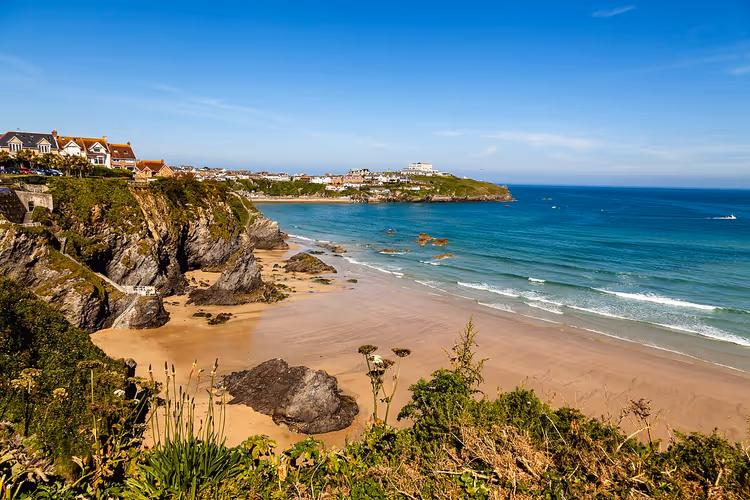 Strand in Newquay, Cornwall