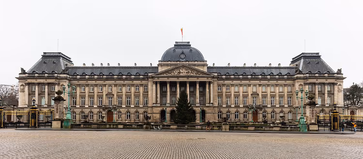 Gevel van het Koninklijk Paleis van Brussel