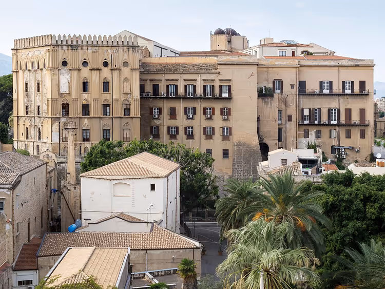 Palermo'daki Norman Sarayı, dış görünüm