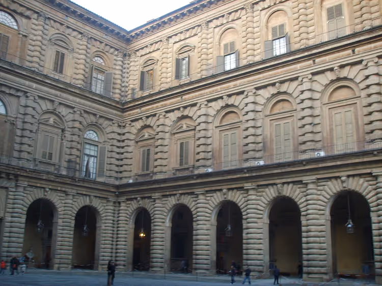 Binnenplaats van Ammannati in Palazzo Pitti