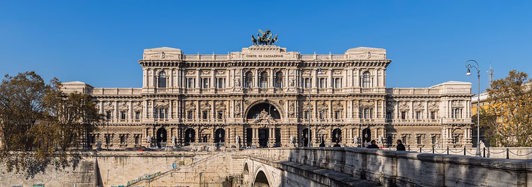 Justispalasset i Roma med kvadriga på taket