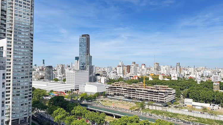 Panorama over Palermo i Buenos Aires med høyhus