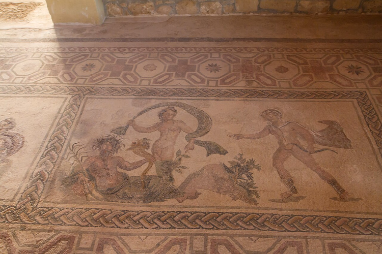 Vloermozaïek van Apollo en Daphne in Paphos