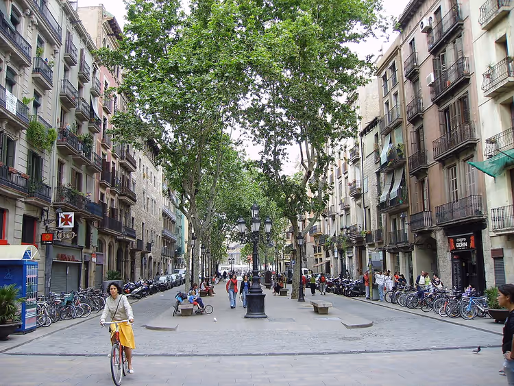 Schmale Gasse in El Born