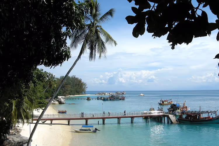 Perhentian-Inseln, Strand und Hotels
