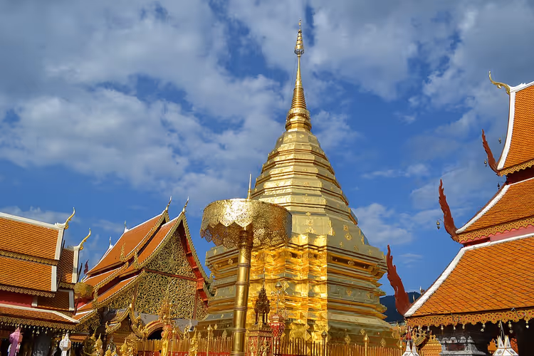 Goldener Chedi des Wat Phra That Doi Suthep