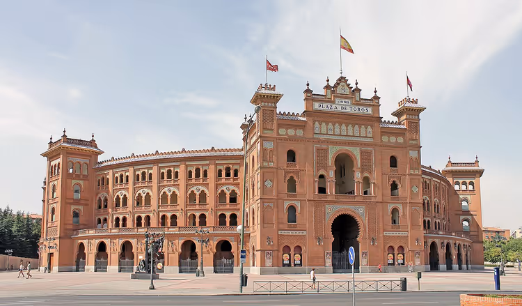 Madrid'deki Las Ventas Arenası'nın cephesi