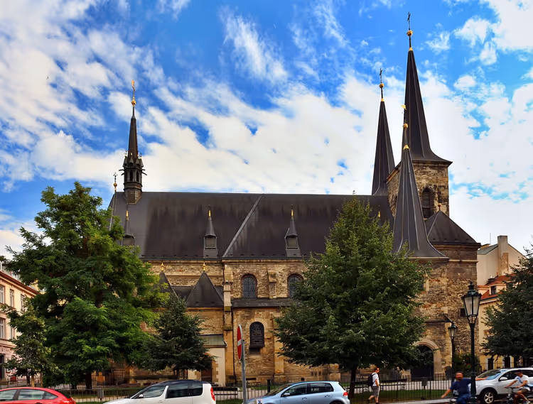 Gotische Sint-Petruskerk in Poříčí