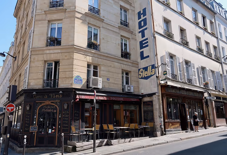 Restaurant Polidor an der Ecke der Rue Monsieur-le-Prince in Paris