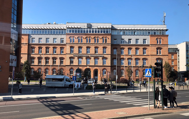Warszawska-straat in Krakau, wijk Kleparz