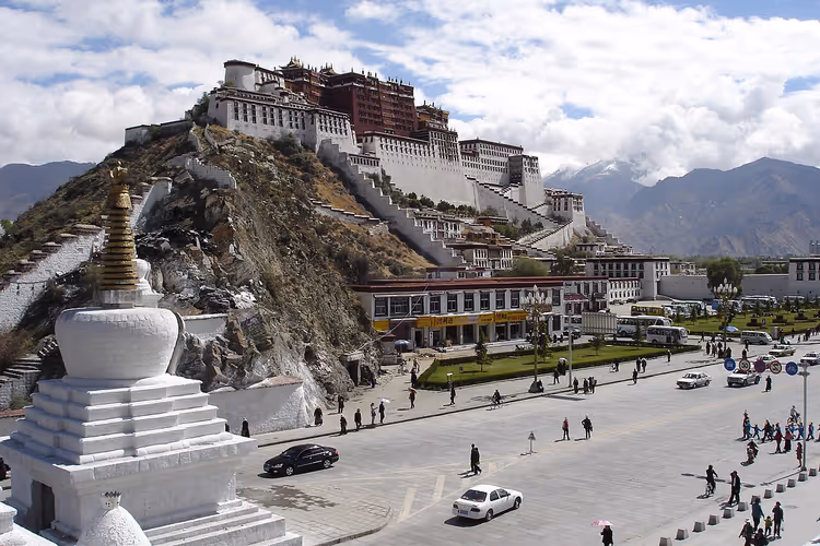 Potala-Palast in Lhasa, Tibet