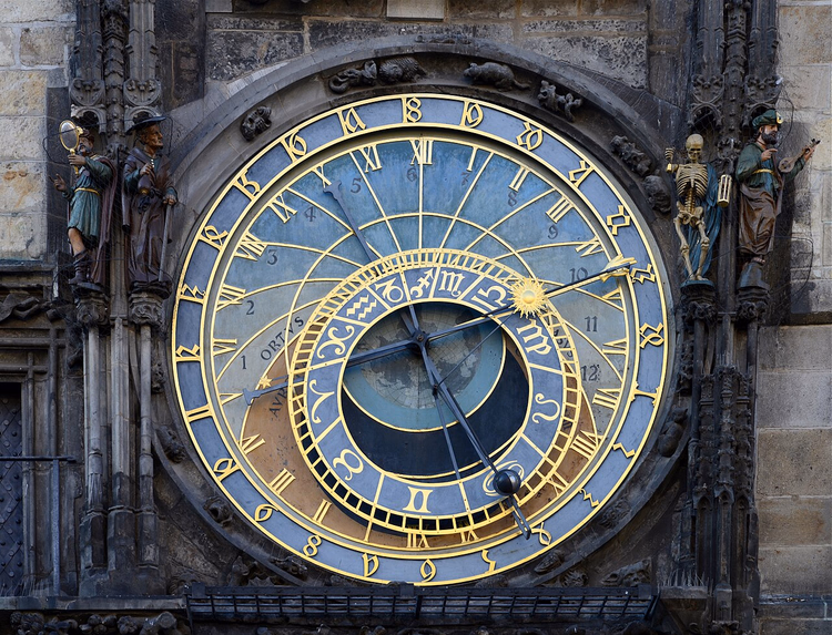 Esfera astronómica del reloj Orloj de Praga