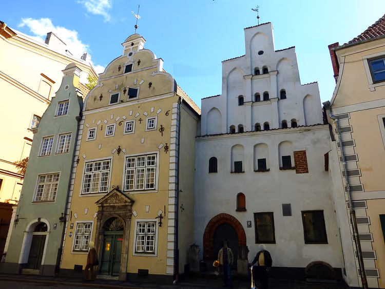 De tre brødre - historiske bygninger i Riga