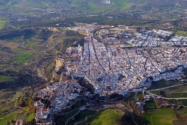 Flyfoto av Ronda over El Tajo-juvet