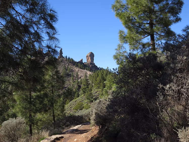 Rocha do Roque Nublo em Gran Canaria