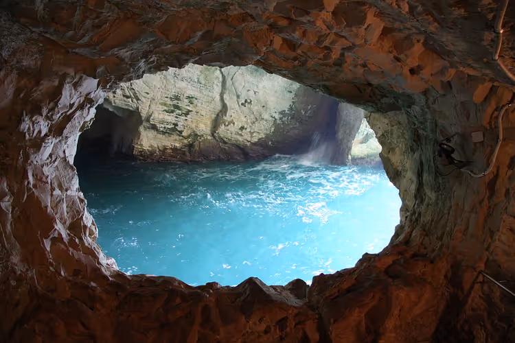 Meeresgrotten von Rosch haNikra an den Klippen