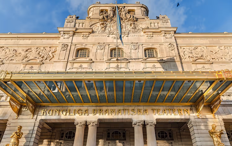 Fasaden til Dramaten i Stockholm