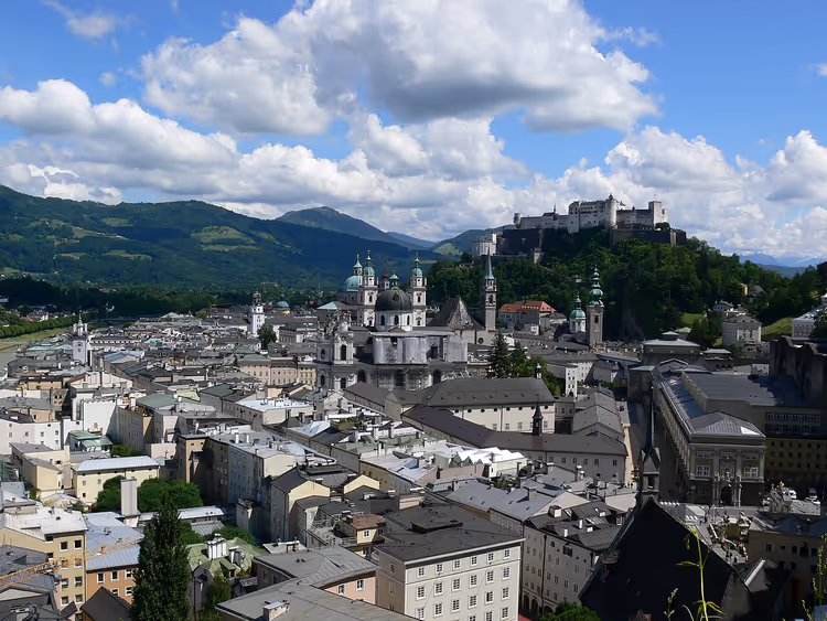 Salzburger Altstadt und Festung Hohensalzburg