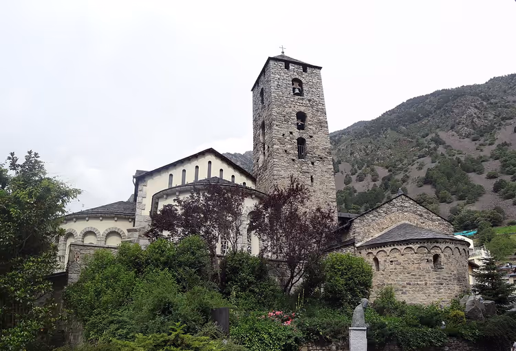 Oude kerk van Sint-Stefanus in Andorra la Vella