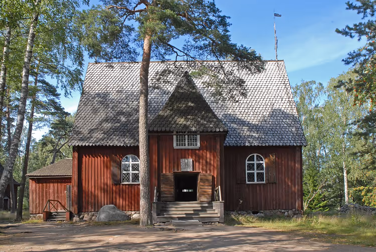 Røde trekirken Karuna i Seurasaari