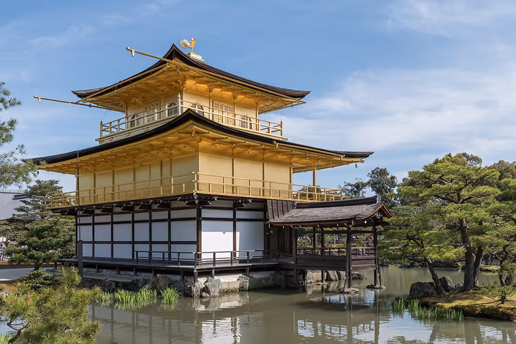 Kinkaku-ji, der Goldene Pavillon in Kyoto