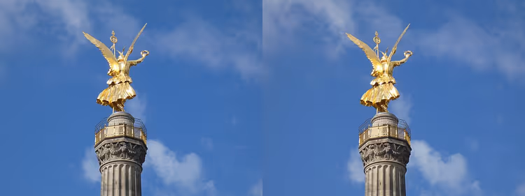 Gouden standbeeld van Victoria bovenop de Siegessäule