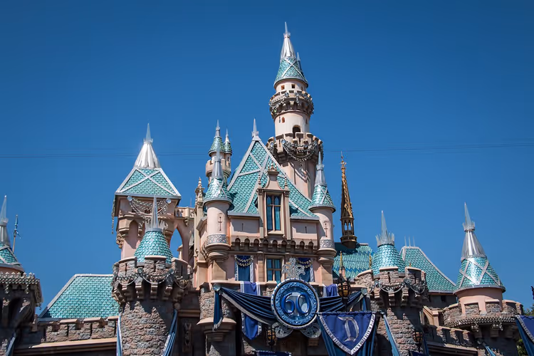 Torneroseslottet i Disneyland Anaheim