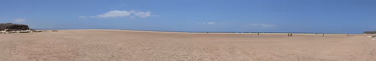 Praia de Sotavento em Fuerteventura