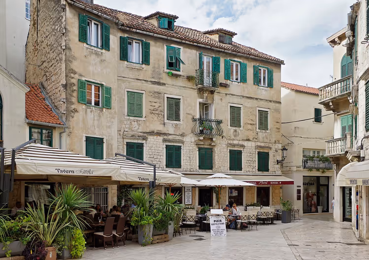 Diokletianspalast in Split, Kroatien