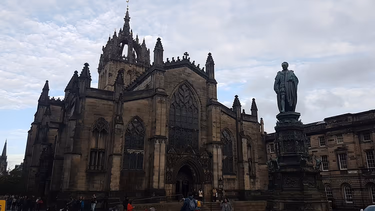 Edinburgh'daki Gotik St Giles Katedrali