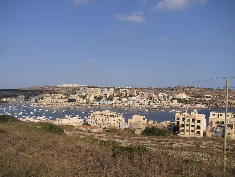 بانوراما خليج القديس بولس مع القوارب