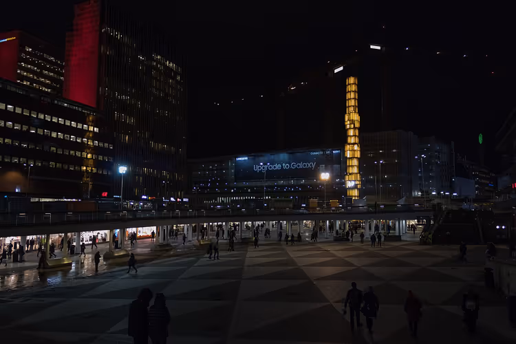 Drottninggatan im Zentrum von Stockholm