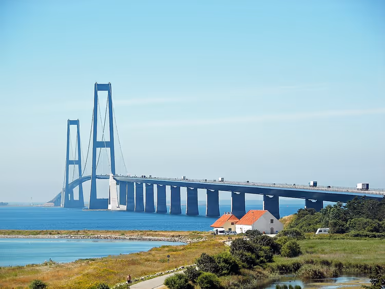 Grote Beltbrug in Denemarken