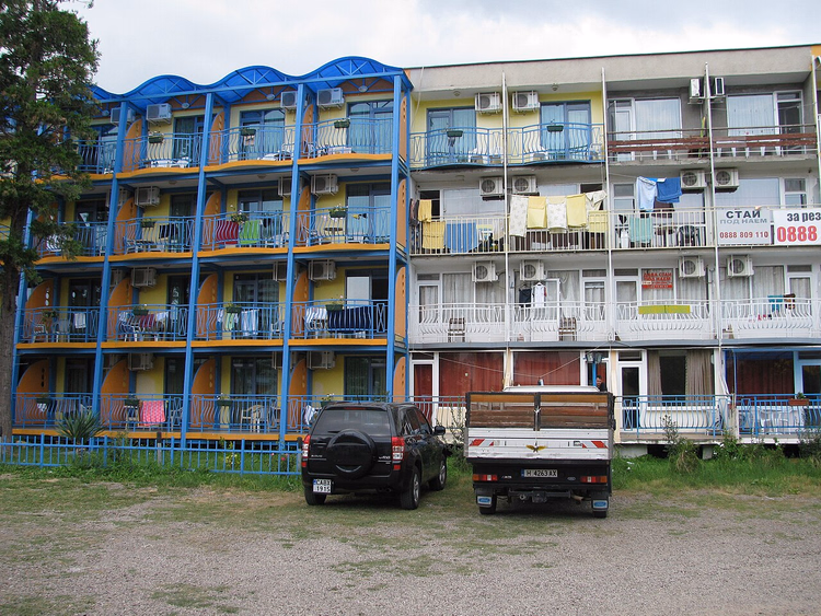 Gjestehus med balkonger i Sunny Beach