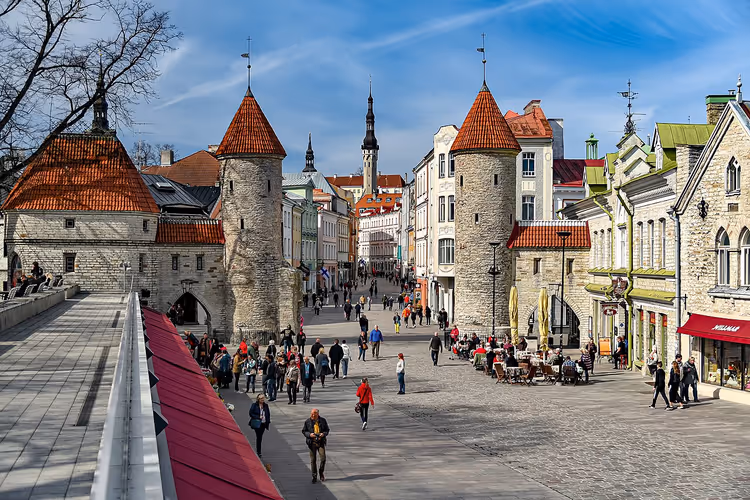 Virupoort in het oude Tallinn