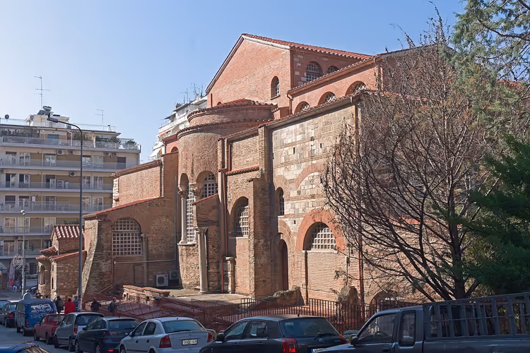 Кирпичная базилика Святого Димитрия, вид с востока