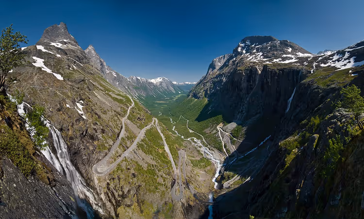 Trollstigen hårnålssvinger i Norge