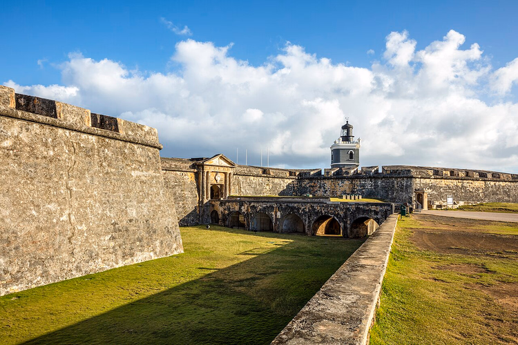 Fort El Morro met vuurtoren in San Juan