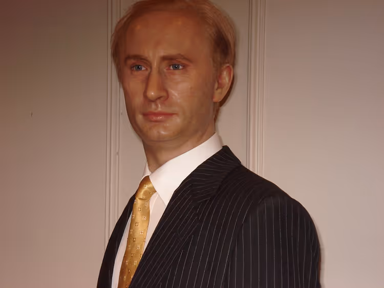 Voksfigur av Putin hos Madame Tussauds