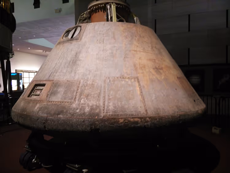 Romkapselen til Apollo i Air and Space Museum