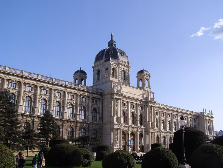 Fasaden til Kunsthistorisches Museum i Wien