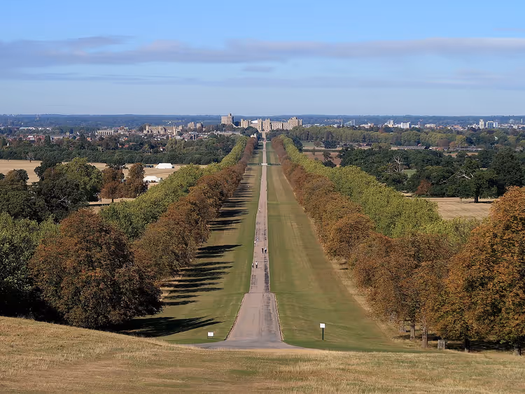 Windsor Castle und The Long Walk