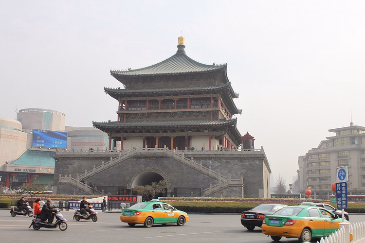Glockenturm im Zentrum von Xi'an