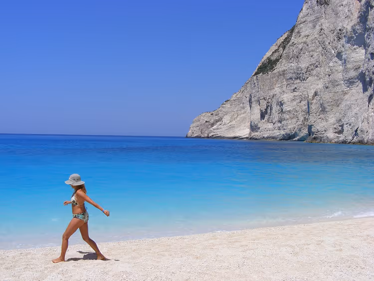 Navagio Beach in Zakynthos