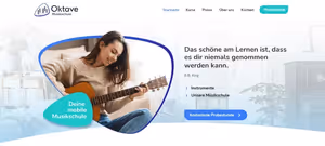 Musikschule Oktave i Frankfurt: undervisningsformer, priser og vilkår