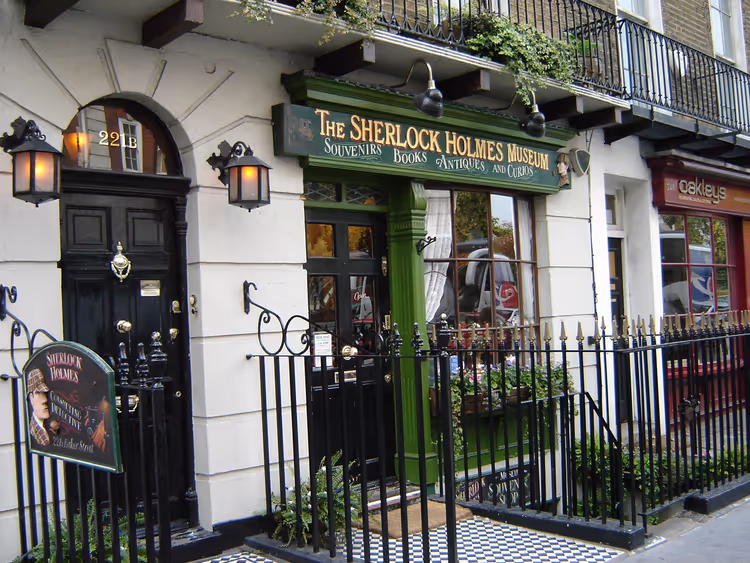 Sherlock Holmes Museum, 221B Baker Street i London