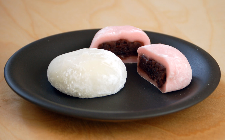 Daifuku mit roter Bohnenpaste Anko