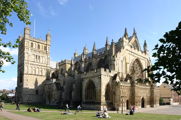 Gotische Kathedrale von Exeter
