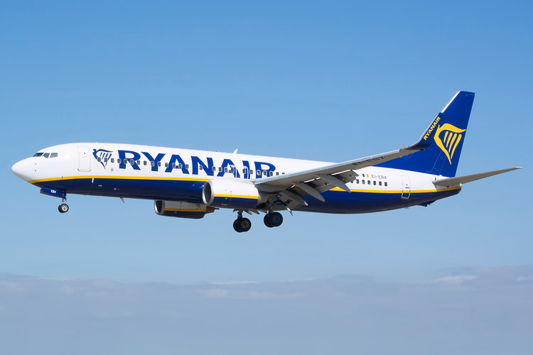 Ryanair Boeing 737 under flyvning