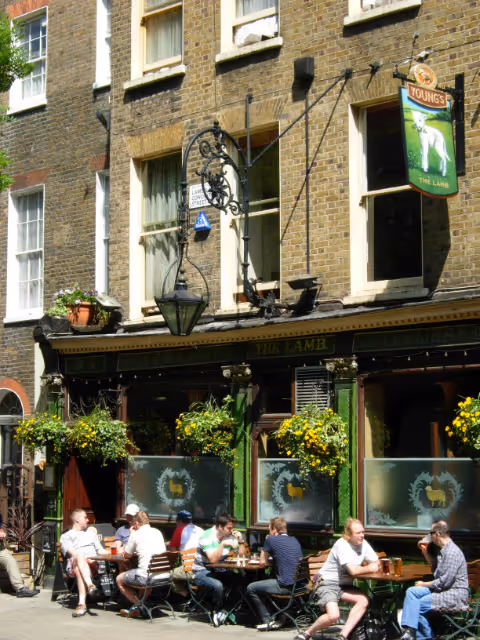 The Lamb pub i Lamb's Conduit Street i Bloomsbury
